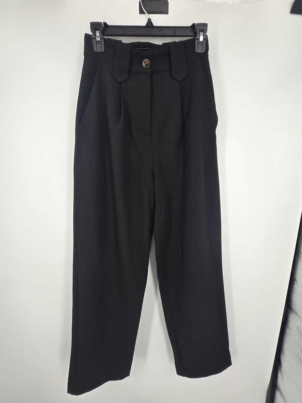 Reset By Jane Black High-Waist Tailored Trousers Small (8387)